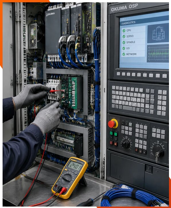 Ремонт систем ЧПУ Okuma OSP в Озёрске